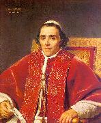 Portrait of Pope Pius VII_2 Jacques-Louis  David